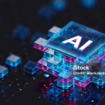 AI. Big data concept. 3D render