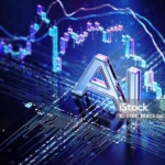 Ai trading concepts. 3D render