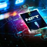 NFT (Non-Fungible Token) Futuristic Background