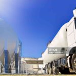 Gas container truck and heavy petrochemical industries plant