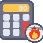 Calories calculator Flat Icon