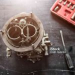Repair process of machine parts with special tools