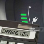 An electric car and cost of battery charging