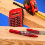 Tools and lumber for building project