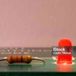 A working red Light Emitting Diode