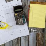 Cabinets kitchen plan for an architectural engineer is shown on table