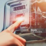 hand touch at watthour meter